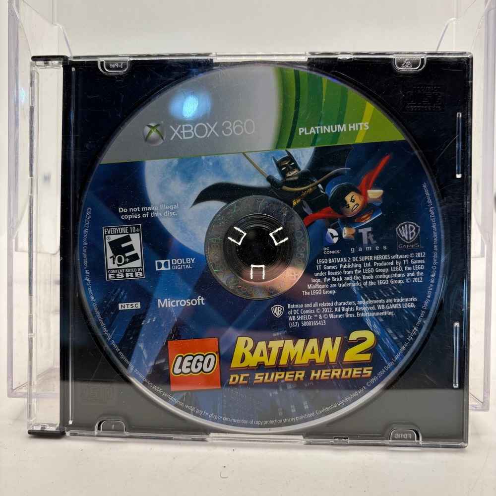 LEGO Batman 2 DC Super Heroes Xbox 360 Platinum Hits Disc Only Microsoft 2012